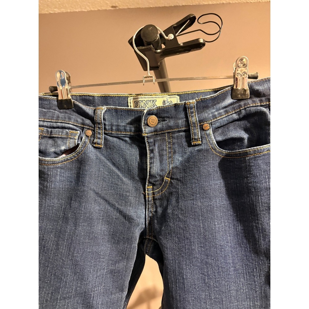 PINK by Victoria Secret Blue Denim Jeans Sz 6R